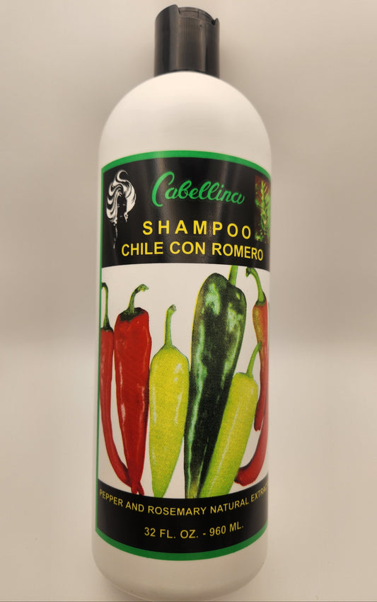 Cabellina Shampoo Chile con Romero 32oz